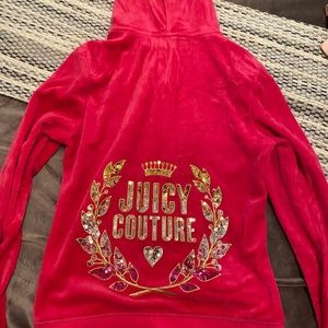 Super cute sequin JUICY COUTURE zip up